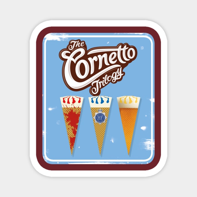 The Cornetto Trilogy Magnet by mattskilton