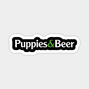 Puppies & Beer Magnet