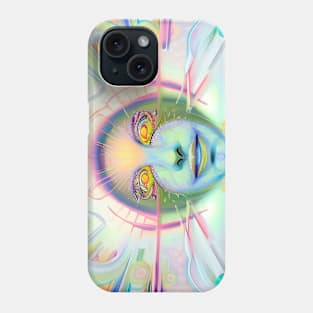 Dosed in the Machine (8) - Trippy Psychedelic Art Phone Case