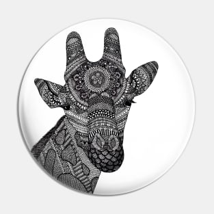 Giraffe (Design on Front) Pin