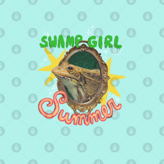 Swamp Girl Summer - Frog by snakelung