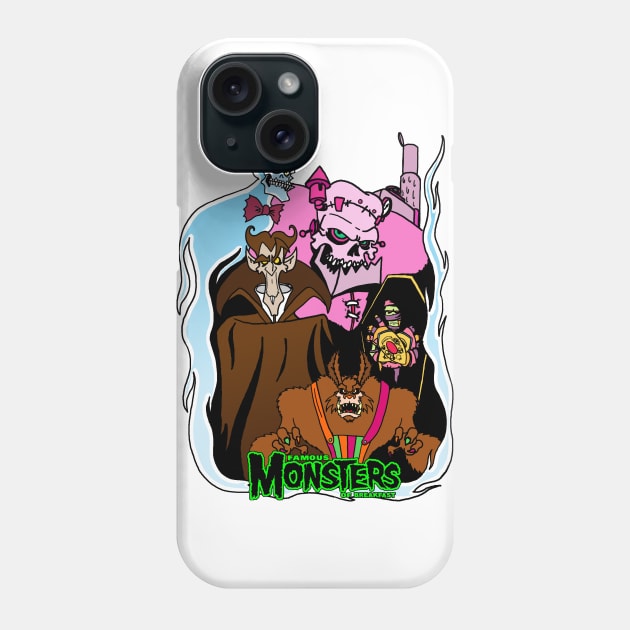 Famous Monsters of Breakfast Phone Case by Tom Krohne