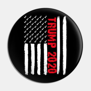 Trump 2020 American Flag Pin