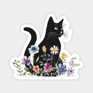 Midnight Blooms Magnet