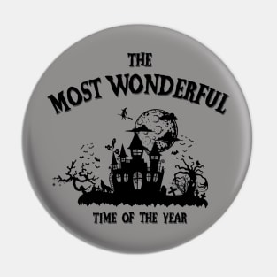 Halloween Most Wonderful Time of The Year Pin