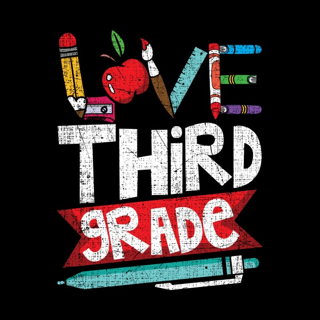 Love Third Grade by ozalshirts