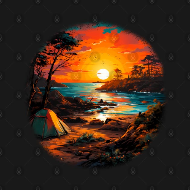 Wilderness camping by Wolf Cove Creations