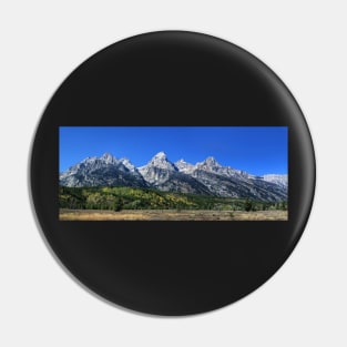 Grand Tetons Panorama Pin