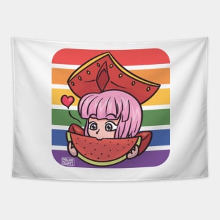 Pride Diana Silvernale Watermelon - Summer Gaming Tapestry