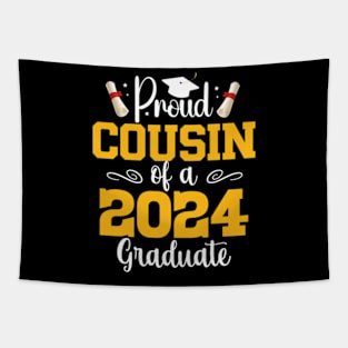 Proud cousin class of 2024 graduate cousin Graduation Tapestry