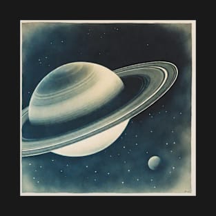 Saturn Retro Style T-Shirt