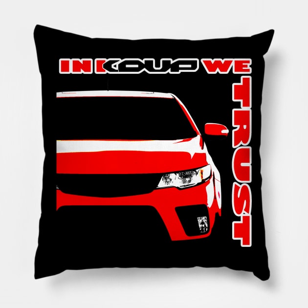 KOUP 2010-2013 Pillow by koupmania