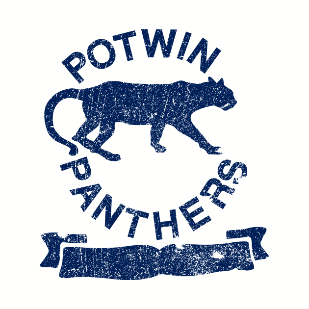 Potwin Panthers Navy Logo by TopCityMotherland