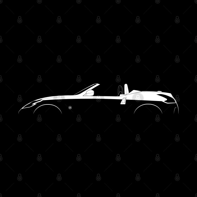 Nissan 370Z Roadster Silhouette by Car-Silhouettes