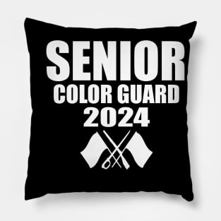 Senior 2024 Color Guard Class of 2024 Marching Band Flag Pillow