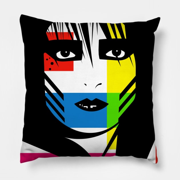 Siouxsie The Banshee Once Upon A Time Edition Pillow by SiSuSiSu