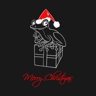 frog in santa hat T-Shirt