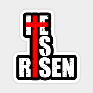 He Is Risen Cross Jesus Easter Christian Religious Magnet