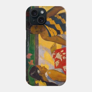 Parau Api. What News by Paul Gauguin Phone Case