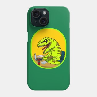 T rex at Office Phone Case