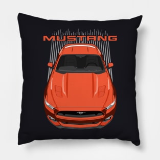 Mustang S550-GT-orange Pillow
