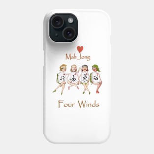 Mah Jong Four Winds Phone Case