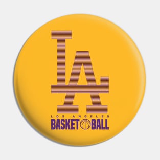 LA Basketball 2 Pin