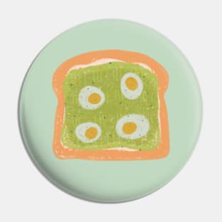 Avocado with Egg Toast Pin