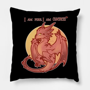 I am fire, I am cuteness Pillow