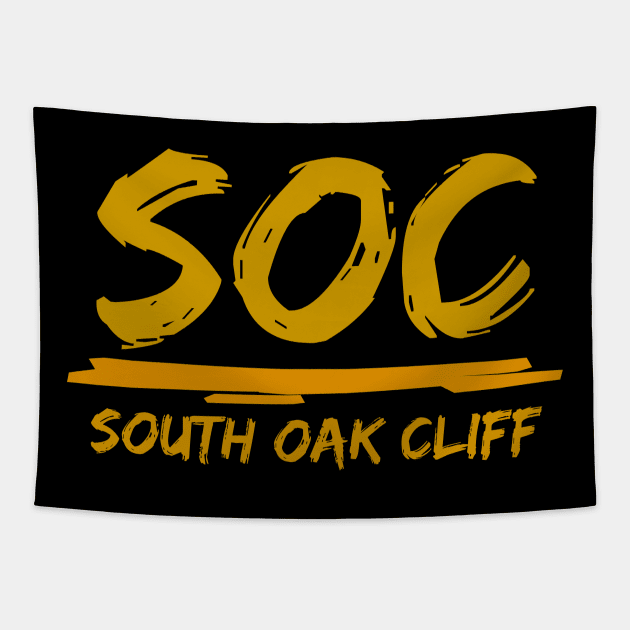 South Oak Cliff SOC Tapestry by LefTEE Designs