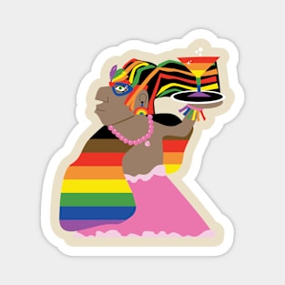 Pride Aztec cocktail Magnet