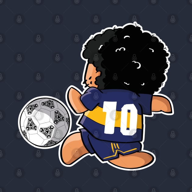 Diego Maradona Boca Juniors 2 by llote