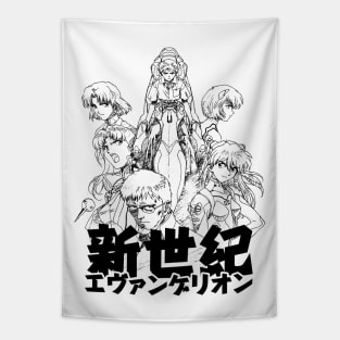 EVA CREW (black) Tapestry