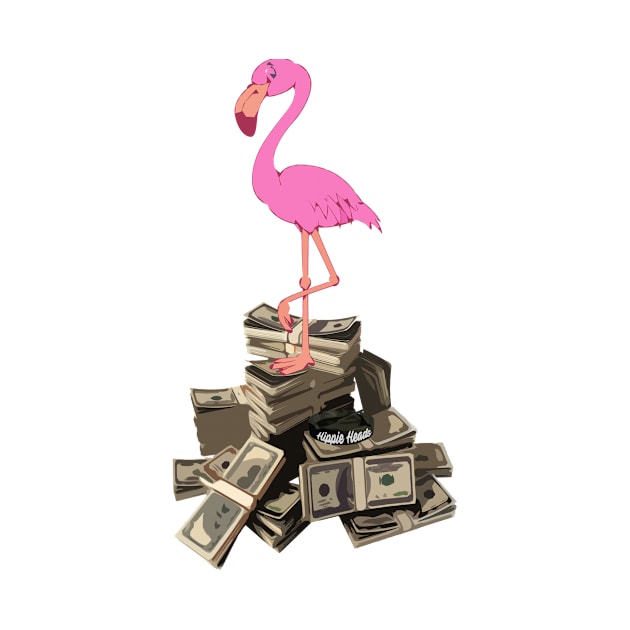 Hippie Heads (Flamingo Money Tee) by HippieHeadsFam