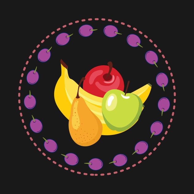 Cut-Out Fruit Stamp by SWON Design