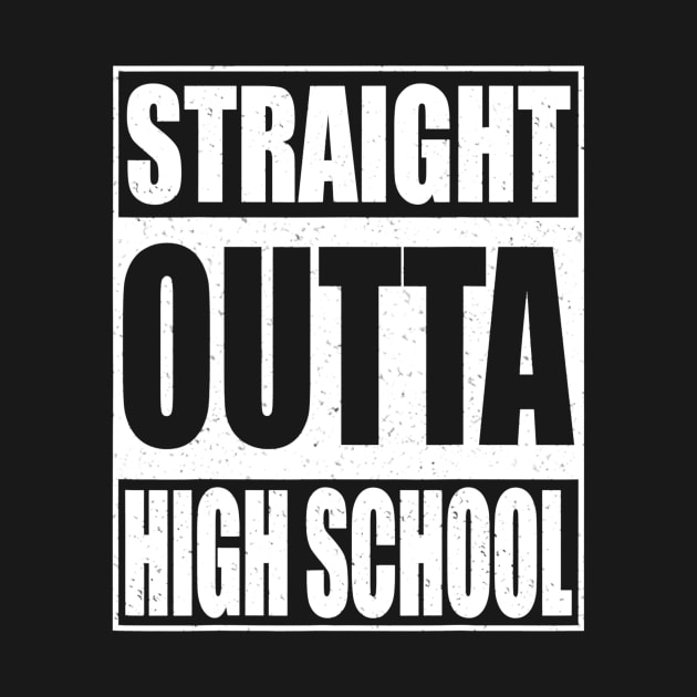 Straight Outta High School Tshirt Class Of 2020 Graduation by marjaalvaro