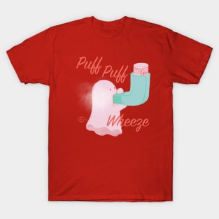 Puff Puff Pass Asthma Inhaler Funny Unisex T-Shirt - Sandilake Clothing