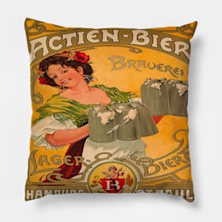 A SLICE IN TIME Actien-Bier Beer Hamburg Pillow