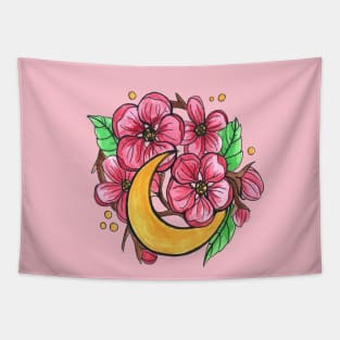 Sakura Flowers Tapestry