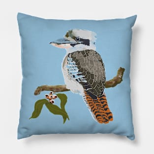 Kookaburra Visit Pillow