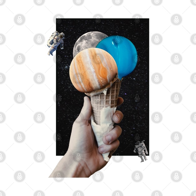 Space IceCream Illustration by ARTIZIT