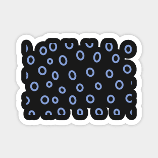 Minimalistic Blue Dots Magnet