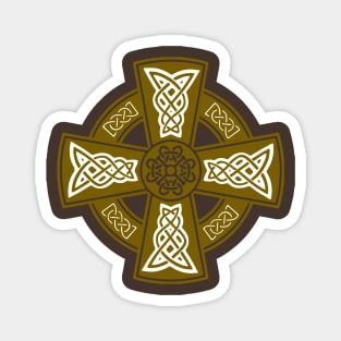 Celtic High Cross Decorative Knotwork 7 Magnet
