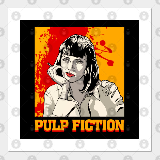 Uma Thurman Pulp Fiction Pulp Fiction Posters And Art Prints