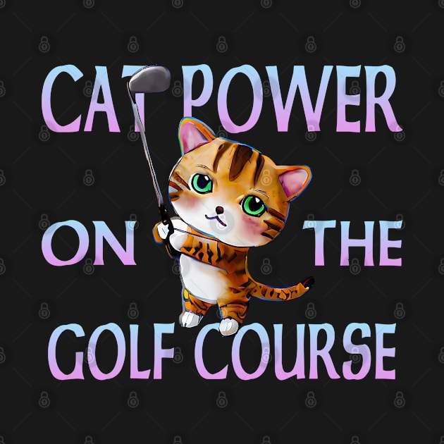 Golf cat by FromBerlinGift