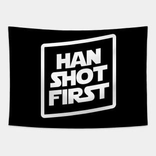 Han Shot First Tapestry