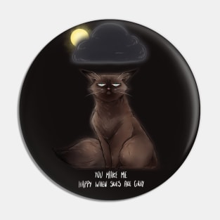 Moody Cat Pin