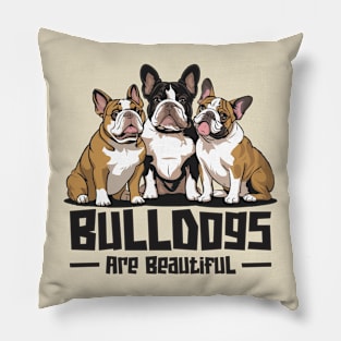 National Bulldogs Are Beautiful Day – April Pillow