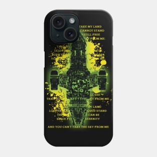 TAKE MY LOVE,TAKE MY LAND... YELLOW VERSION Phone Case