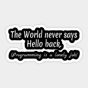 Funny Programming Stickers Teepublic